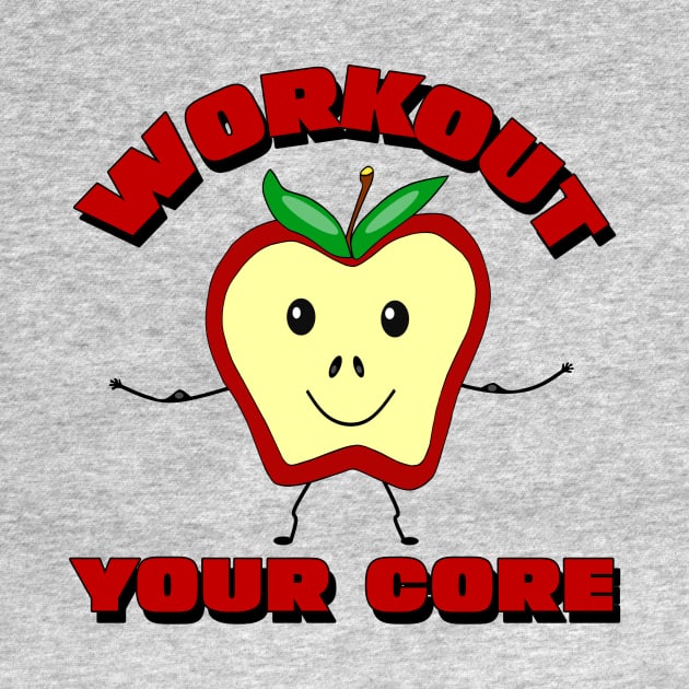 WORKOUT Quote New Body Work Out Your Core by SartorisArt1